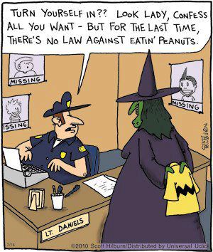 Halloween confessing