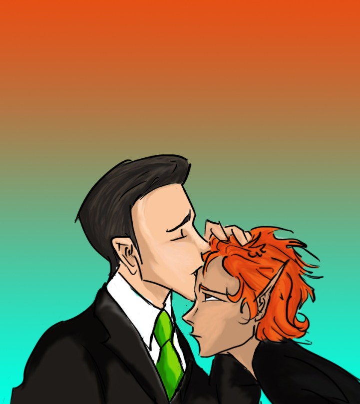 '"So I would ask one last favor of you. If Opal outwits me and I don't make it out of that crater, I want you to tell Foaly to power up the chrysalis." He leaned down and kissed Holly's forehead. "And give him that from me.' --The Last Guardian P.294