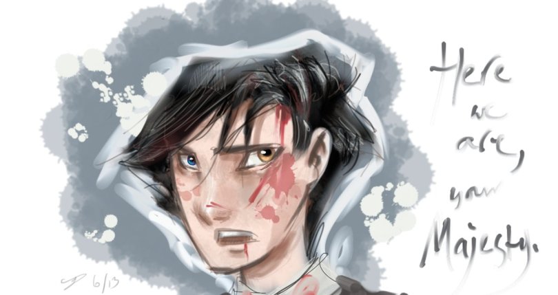 "Artemis reached the plateau and dropped Holly like a butcher's sack. He turned to Opal, hatred written large on his normally impassive features."